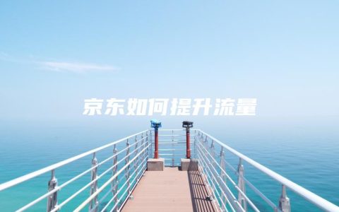 京东如何提升流量