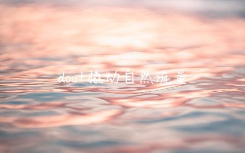 dou+撬动自然流量