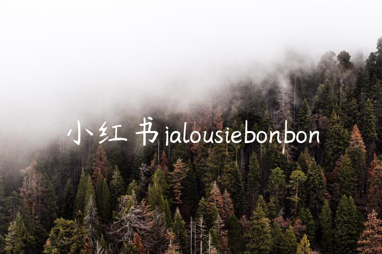 小红书jalousiebonbon