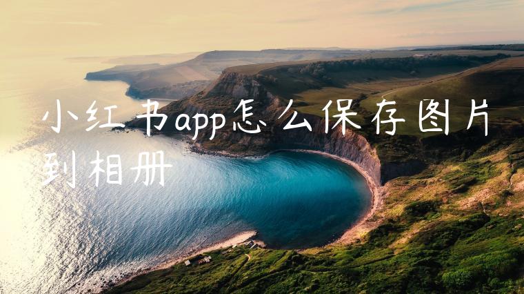 小红书app怎么保存图片到相册