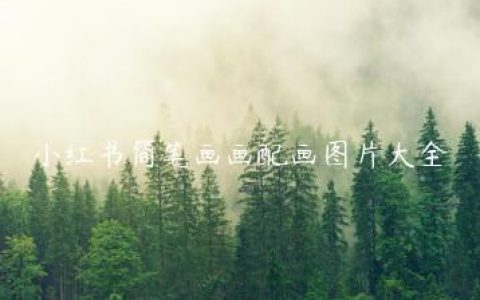 小红书简笔画画配画图片大全